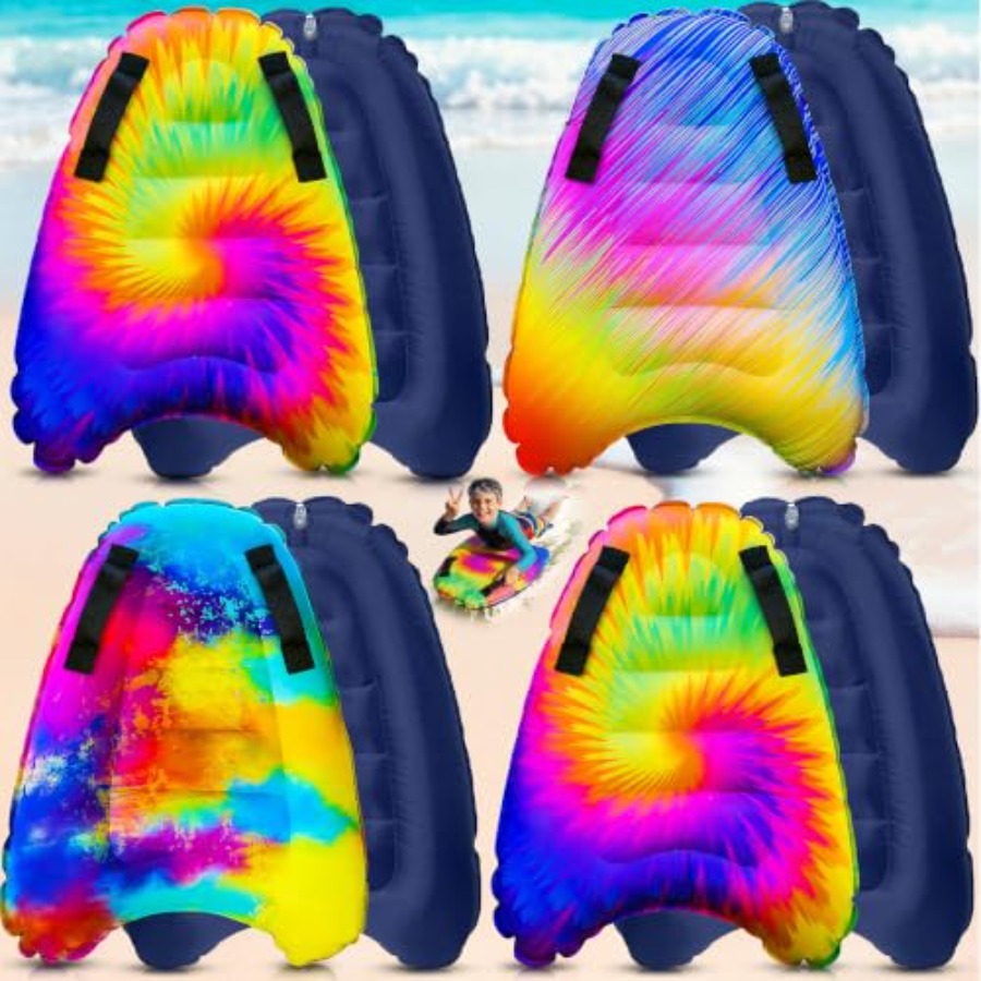 Bodyboard Boogie Board - 4-pack opblaasbare surfboards met handgrepen voor