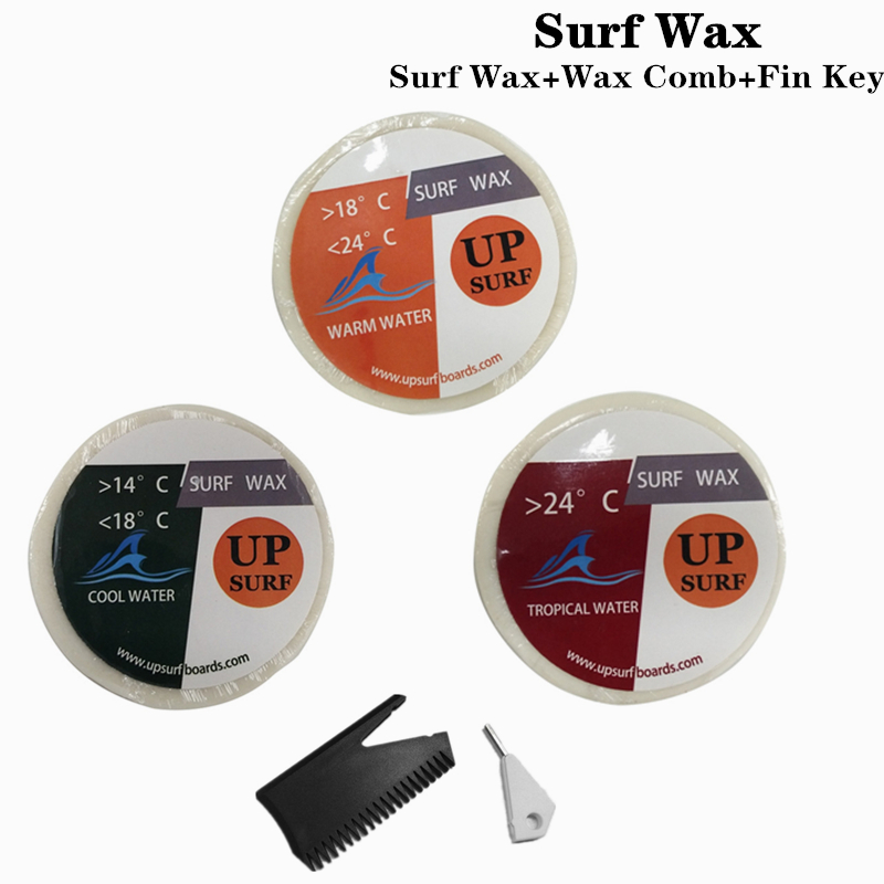 Surfwax en vinsleutel en waxve - Surfboard Wax Tropical recensie en prijs